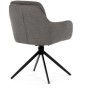 Jídelní židle, šedá, látka, DCH-P3174 GREY2