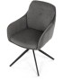 Jídelní židle, šedá, látka, DCH-P3174 GREY2