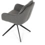 Jídelní židle, šedá, látka, DCH-P3174 GREY2