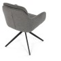 Jídelní židle, šedá, látka, DCH-P3174 GREY2