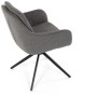 Jídelní židle, šedá, látka, DCH-P3174 GREY2
