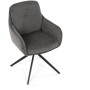 Jídelní židle, šedá, látka, DCH-P3174 GREY2