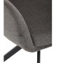 Jídelní židle, šedá, látka, DCH-P3174 GREY2