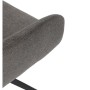 Jídelní židle, šedá, látka, DCH-P3174 GREY2