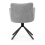 Jídelní židle, šedá, látka, DCH-T1122 GREY2