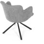 Jídelní židle, šedá, látka, DCH-T1122 GREY2