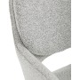 Jídelní židle, krémová, látka bouclé, DCH-T1156 CRM2