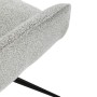 Jídelní židle, krémová, látka bouclé, DCH-T1156 CRM2