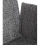 Jídelní židle, šedá, látka bouclé, DCH-W1117 GREY2