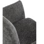 Jídelní židle, šedá, látka bouclé, DCH-W1117 GREY2