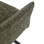 Jídelní židle, zelená, látka bouclé, DCH-W1117 GRN2