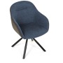 Jídelní židle, modrá, látka, DCH-Y1143 BLUE2