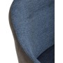 Jídelní židle, modrá, látka, DCH-Y1143 BLUE2