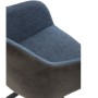 Jídelní židle, modrá, látka, DCH-Y1143 BLUE2