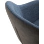 Jídelní židle, modrá, látka, DCH-Y1143 BLUE2