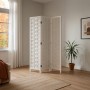 Paraván, masiv, bílá, EF-L186 WT