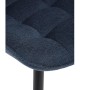 Jídelní židle, modrá, látka, HC-462 BLUE2