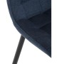 Jídelní židle, modrá, látka, HC-462 BLUE2