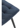 Jídelní židle, modrá, látka, HC-462 BLUE2