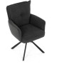 Jídelní židle, šedá, manšestrová látka, HC-X1128 GREY2