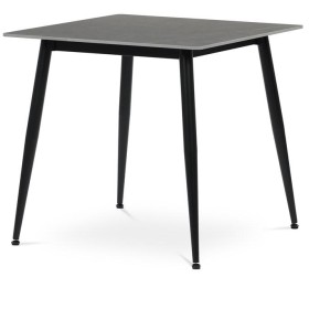 Jídelní stůl 80x80cm, keramika, mramor, HT-398M GREY