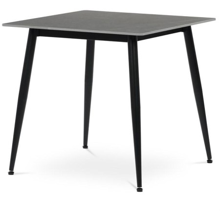 Jídelní stůl 80x80cm, keramika, mramor, HT-398M GREY