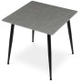 Jídelní stůl 80x80cm, keramika, mramor, HT-398M GREY