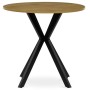 Kulatý jídelní stůl 80x80cm, mdf, divoký dub, HT-F4108 OAK
