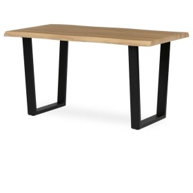 Jídelní stůl 140x80cm, mdf, divoký dub, HT-F4214 OAK