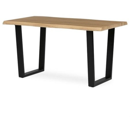 Jídelní stůl 140x80cm, mdf, divoký dub, HT-F4214 OAK