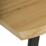 Jídelní stůl 140x80cm, mdf, divoký dub, HT-F4214 OAK