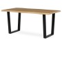 Jídelní stůl 160x90cm, mdf, divoký dub, HT-F4216 OAK