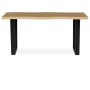 Jídelní stůl 160x90cm, mdf, divoký dub, HT-F4216 OAK