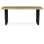 Jídelní stůl 180x90cm, mdf, divoký dub, HT-F4218 OAK