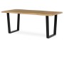 Jídelní stůl 180x90cm, mdf, divoký dub, HT-F4218 OAK