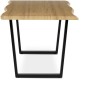 Jídelní stůl 180x90cm, mdf, divoký dub, HT-F4218 OAK