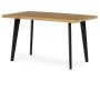 Jídelní stůl 130x80cm, mdf, divoký dub, HT-F4413 OAK