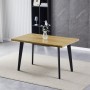 Jídelní stůl 130x80cm, mdf, divoký dub, HT-F4413 OAK