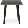 Jídelní stůl 130x80cm, mdf, šedý dub, HT-F4413 GREY