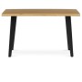 Jídelní stůl 130x80cm, mdf, divoký dub, HT-F4413 OAK