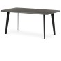 Jídelní stůl 160x90cm, mdf, šedý dub, HT-F4416 GREY