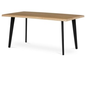 Jídelní stůl 160x90cm, mdf, divoký dub, HT-F4416 OAK