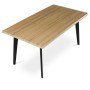 Jídelní stůl 160x90cm, mdf, divoký dub, HT-F4416 OAK