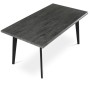 Jídelní stůl 160x90cm, mdf, šedý dub, HT-F4416 GREY