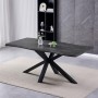 Jídelní stůl 180x90cm, mdf, šedý dub, HT-F4618 GREY