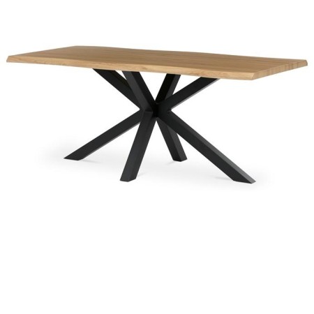 Jídelní stůl 180x90cm, mdf, divoký dub, HT-F4618 OAK