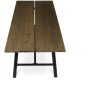 Jídelní stůl 220x90cm, dýha, ořech, HT-T1822 WAL