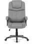 Kancelářské křeslo, houpací mechanismus, šedá látka, KA-C715 GREY2