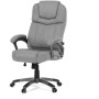 Kancelářské křeslo, houpací mechanismus, šedá látka, KA-C715 GREY2