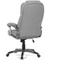 Kancelářské křeslo, houpací mechanismus, šedá látka, KA-C715 GREY2